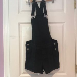 Black overalls